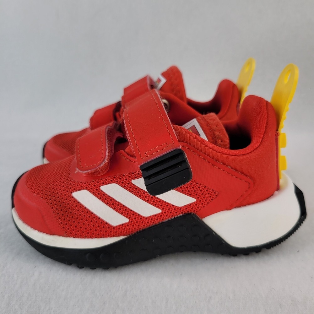 Adidas X Lego Shoes Toddlers 5.5K Baby Red Sport Infant Sneakers FX2877 - Picture 3 of 9